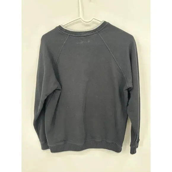 Women's Kenzo Paris Lucky Tiger Black Crew Neck Sweatshirt Size Large